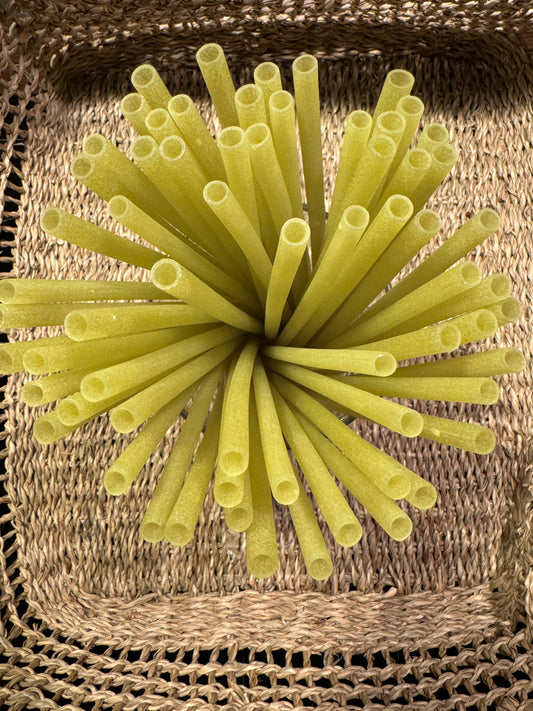 100 Green Rice Straws